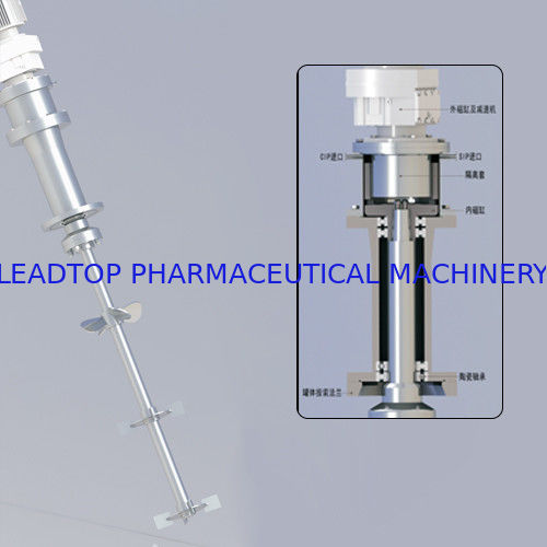 Top magnetyczna lewitacja Mixer Żywność Biopharma Chemical 316L SS FDA GMP Zero-Bearing Wear Korrozja-Dowód