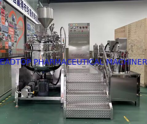 Gorąca Wyprzedaż Wysokiej Jakości Sterowana PLC Próżniowa Ultradźwiękowa Emulgatorka Ze Stali Nierdzewnej do Kosmetyków, Kremu do Twarzy i Pielęgnacji Skóry