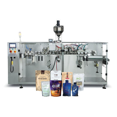Dobra cena Fully Automatic Premade Pouch Filling Nuts Coffee Bean Horizontal multifunctional packaging machine w Internecie